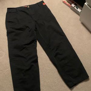 empyre skate loose fit black pants - mens 32
